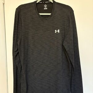Under Armour Men's Black Long Sleeve Tee EUC